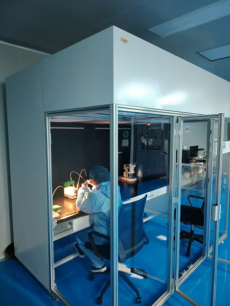 光学行业净化定制产品，不锈钢净化棚，净化棚