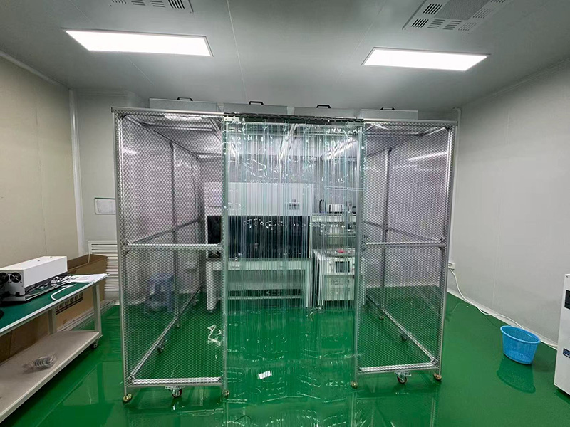 光学行业净化定制产品，不锈钢净化棚，净化棚